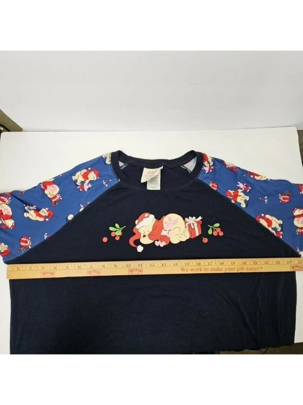 Disney x Munki Munki Womens Winnie the Pooh Pajamas Set Sz 2XL Holiday Christmas - Picture 12 of 12